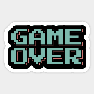 Game Over Sticker